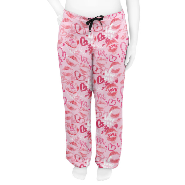 Lips n Hearts Women's Pj on model - Front