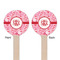 Lips n Hearts Wooden 6" Stir Stick - Round - Double Sided - Front & Back