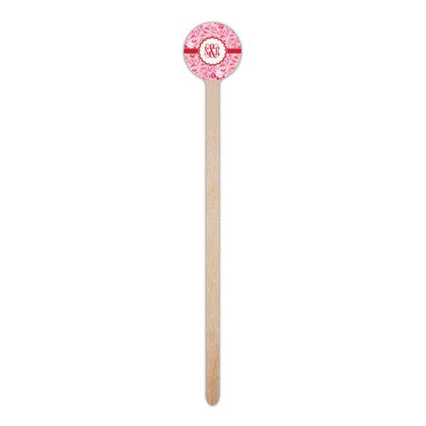 Lips n Hearts Wooden 6" Stir Stick - Round - Single Stick