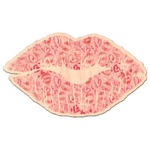 Lips n Hearts Genuine Maple or Cherry Wood Sticker