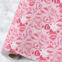 Lips n Hearts Wrapping Paper Roll - Large - Matte