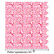 Lips n Hearts Wrapping Paper Roll - Matte - Partial Roll