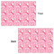 Lips n Hearts Wrapping Paper Sheet - Double Sided - Front & Back