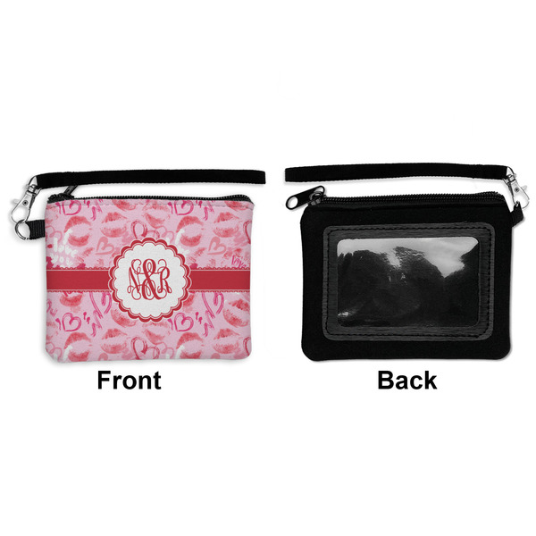 Lips n Hearts Wristlet ID Cases - Front & Back