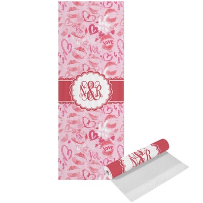 Lips n Hearts Yoga Mat - Printed Front (Personalized)
