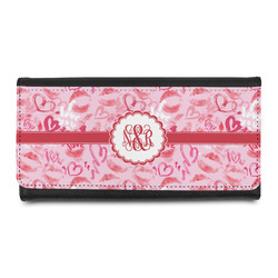 Lips n Hearts Leatherette Ladies Wallet (Personalized)