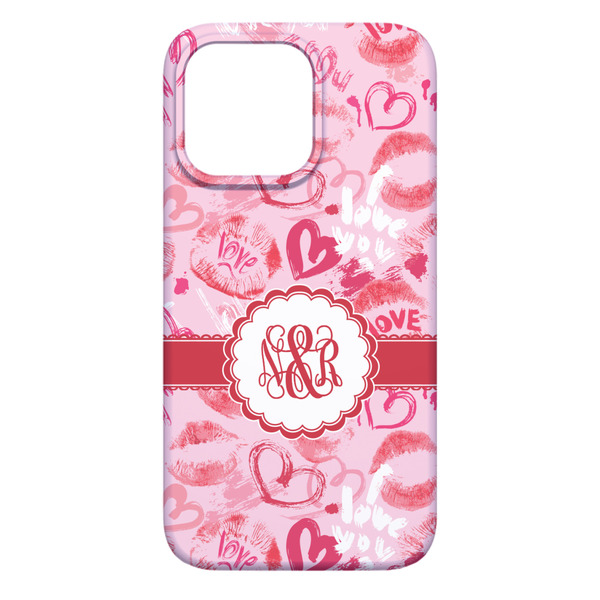 Lips n Hearts iPhone 13 Pro Max Case - Back