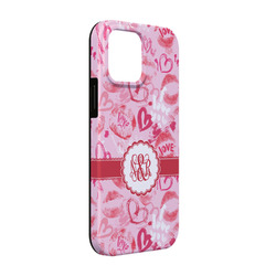 Lips n Hearts iPhone Case - Rubber Lined - iPhone 13 Pro (Personalized)
