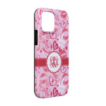 Lips n Hearts iPhone Case - Rubber Lined - iPhone 13 (Personalized)
