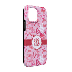 Lips n Hearts iPhone Case - Rubber Lined - iPhone 13 (Personalized)