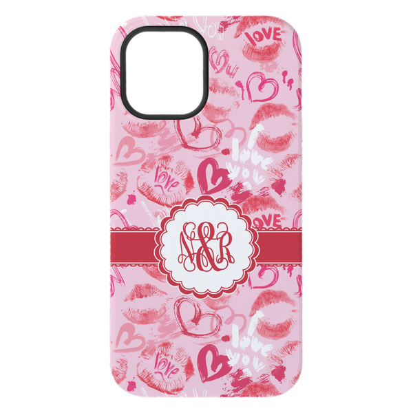 Lips n Hearts iPhone 15 Plus Tough Case - Back