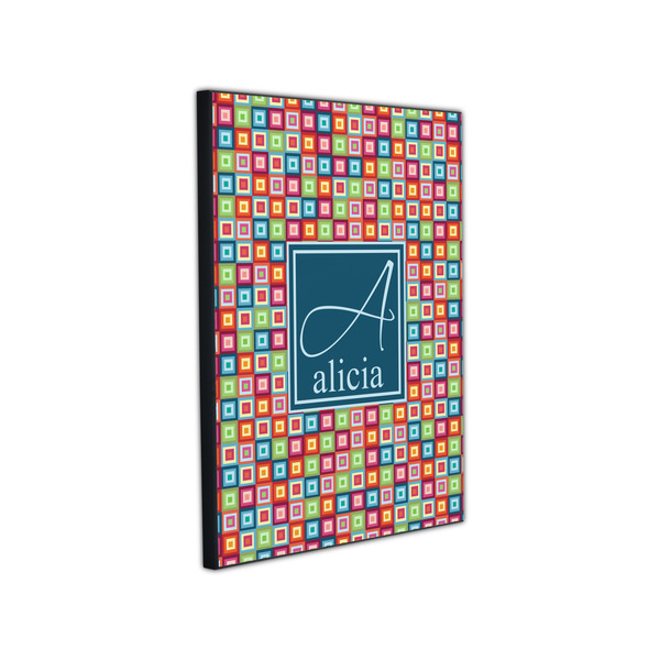 Retro Squares 11x14 Wood Print - Angle View