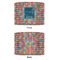 Retro Squares 12" Drum Lampshade - APPROVAL (Fabric)