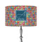 Retro Squares 12" Drum Lamp Shade - Fabric (Personalized)