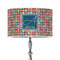 Retro Squares 12" Drum Lamp Shade - Poly-film (Personalized)