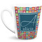 Retro Squares 12 Oz Latte Mug (Personalized)