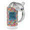 Retro Squares 12 oz Stainless Steel Sippy Cups - Top Off