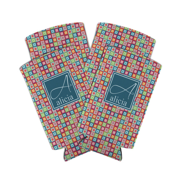 Retro Squares 12oz Tall Can Sleeve - Set of 4 - MAIN