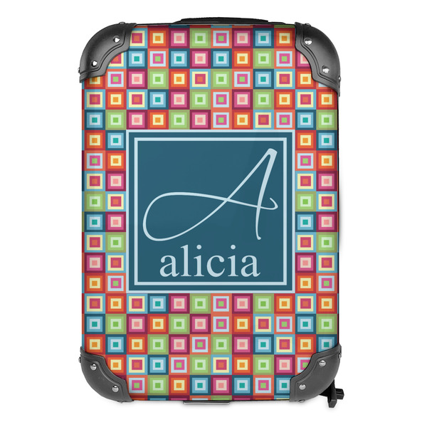 Retro Squares 13" Hard Shell Backpacks - FRONT