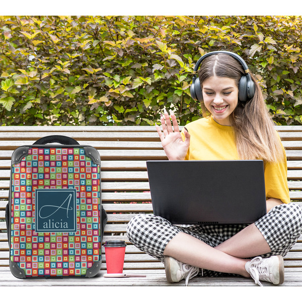 Retro Squares 15" Backpack - LIFESTYLE