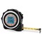 Retro Squares 16 Foot Black & Silver Tape Measures - Front