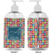 Retro Squares 16 oz Plastic Liquid Dispenser- Approval- White
