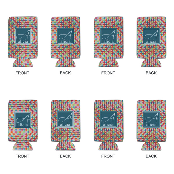 Retro Squares 16oz Can Sleeve - Set of 4 - APPROVAL