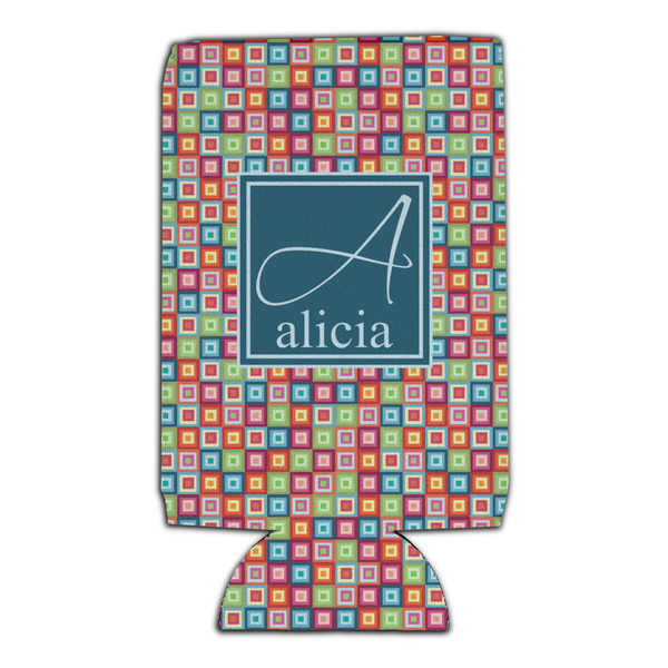 Retro Squares 16oz Can Sleeve - Set of 4 - FRONT