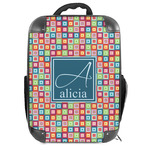 Retro Squares Hard Shell Backpack (Personalized)