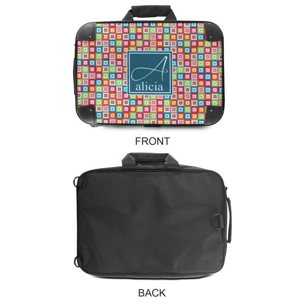 Retro Squares 18" Laptop Briefcase - APPROVAL