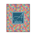 Retro Squares Wood Print - 20x24 (Personalized)