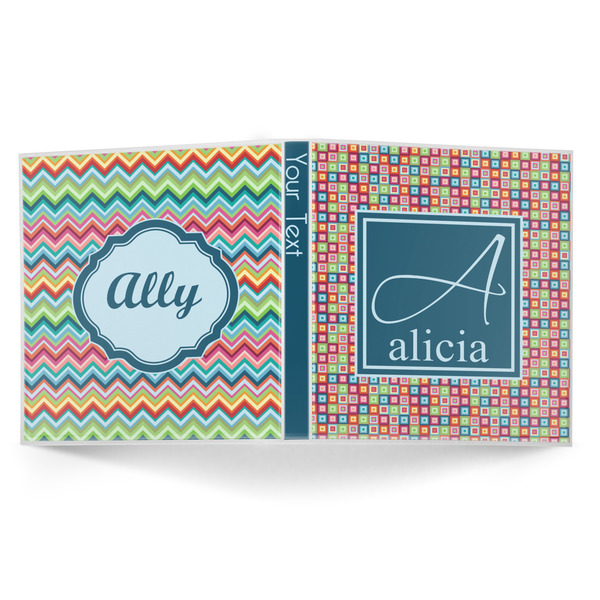 Retro Squares 3-Ring Binder Approval- 1in