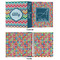 Retro Squares 3 Ring Binders - Full Wrap - 1" - APPROVAL