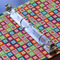 Retro Squares 3 Ring Binders - Full Wrap - 1" - DETAIL