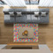 Retro Squares 5'x7' Indoor Area Rugs - IN CONTEXT