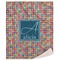 Retro Squares 50x60 Sherpa Blanket