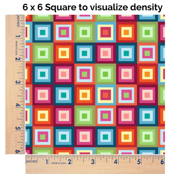 Retro Squares 6x6 Swatch of Fabric