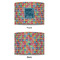 Retro Squares 8" Drum Lampshade - APPROVAL (Fabric)