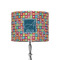Retro Squares 8" Drum Lamp Shade - Fabric (Personalized)