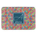 Retro Squares Anti-Fatigue Kitchen Mat (Personalized)