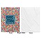 Retro Squares Baby Blanket (Single Side - Printed Front, White Back)