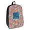 Retro Squares Backpack - angled view