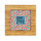 Retro Squares Bamboo Trivet with Ceramic Tile Insert (Personalized)