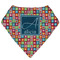 Retro Squares Bandana Bib (Personalized)