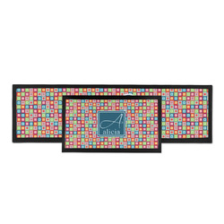 Retro Squares Bar Mat (Personalized)
