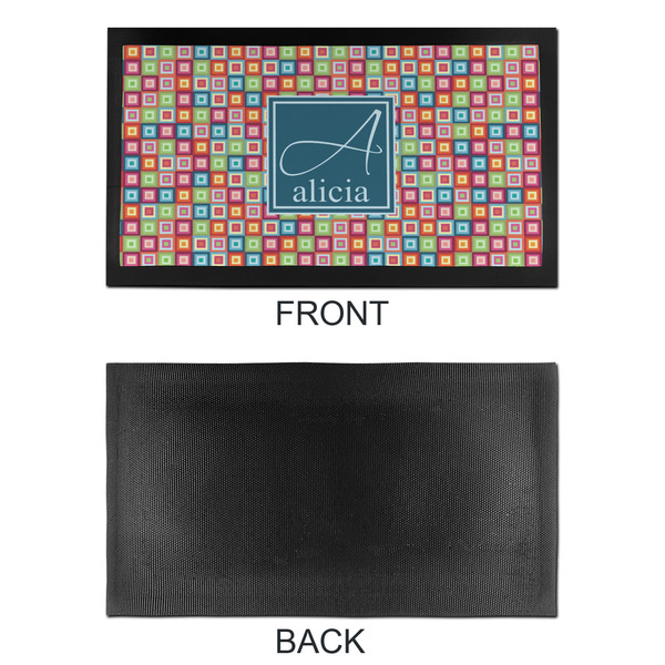 Retro Squares Bar Mat - Small - APPROVAL
