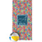 Retro Squares Beach Towel (Personalized)