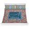Retro Squares Comforter Set - King (Personalized)