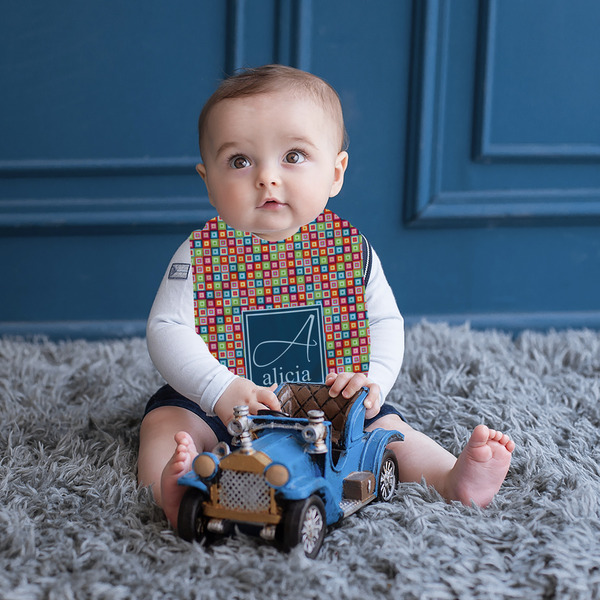 Retro Squares Bib Lifestyle Boy