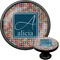 Retro Squares Cabinet Knob (Black) (Personalized)